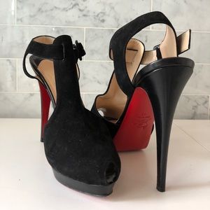 Black Suede Christian Louboutins